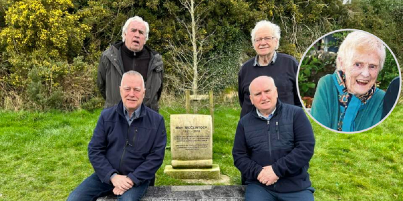 New Letterkenny seat honours memory of May McClintock