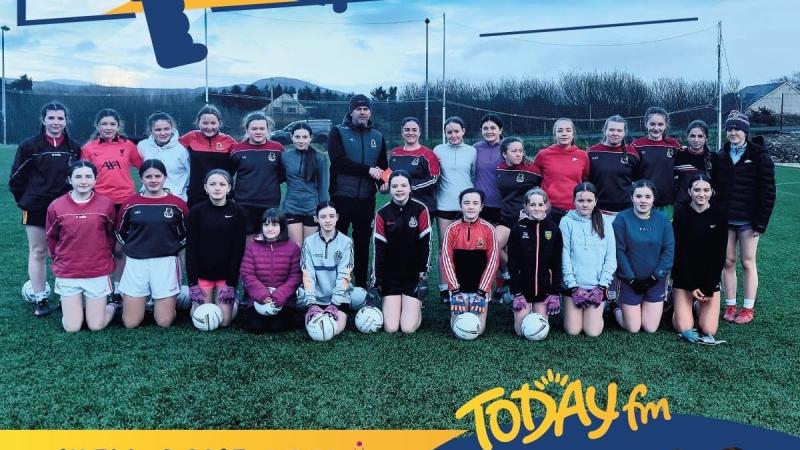 Radio star Claire secures €1,000 prize money for Dungloe underage sides 