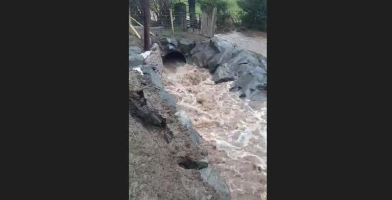 Flash flooding chaos in Glenswilly too