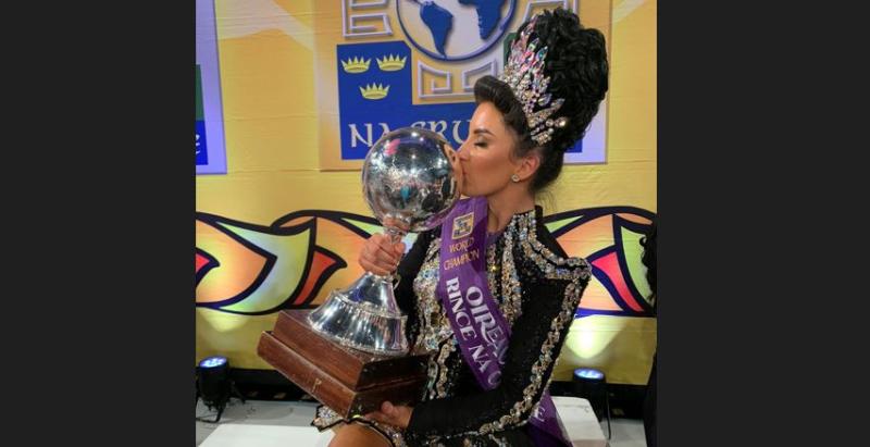 World champ Emily Colangelo is due back in Donegal shortly