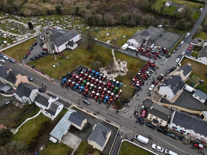 Frosses Tractor Run supporting two very worthy causes