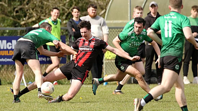 Red Hughs topple Naomh Brid in fiery affair 
