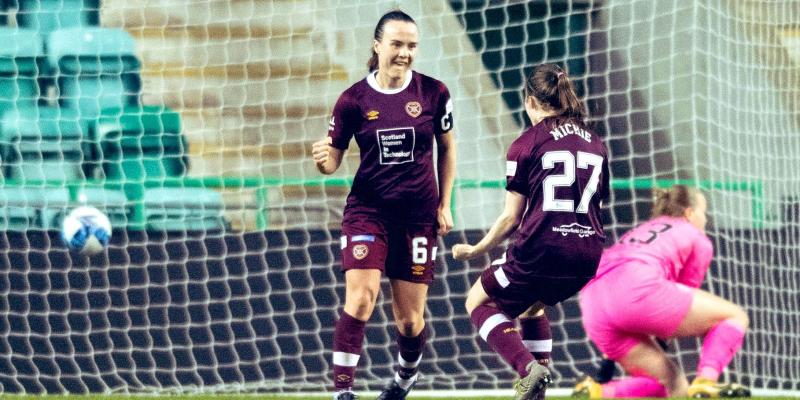Ciara Grant nets late equaliser for Hearts in Edinburgh derby