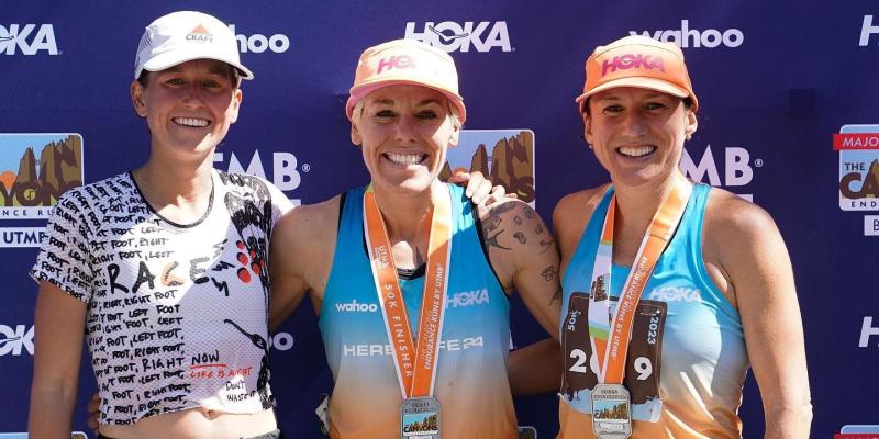 Caitriona Jennings second at Canyons Endurance 50k
