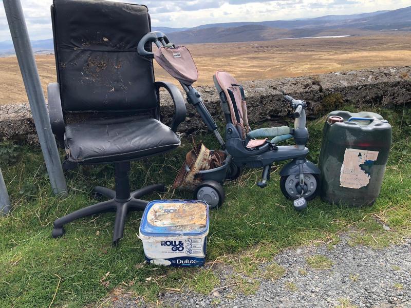Cllr Michael McClafferty slams dumpers who left rubbish at Muckish grotto