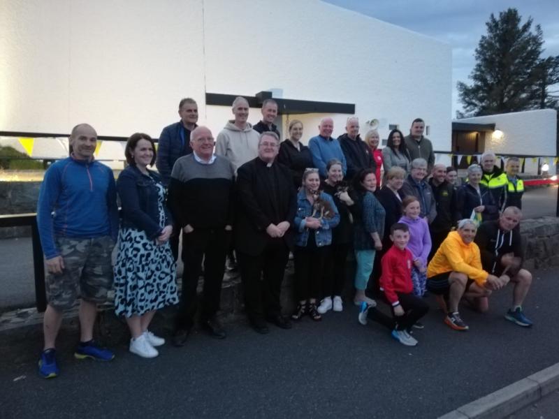 Fr John Joe Duffy pays tribute to men who ran Dublin to Creeslough for charity
