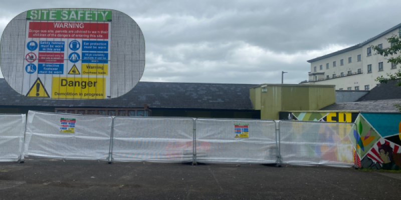Work begins on Golden Grill demolition 