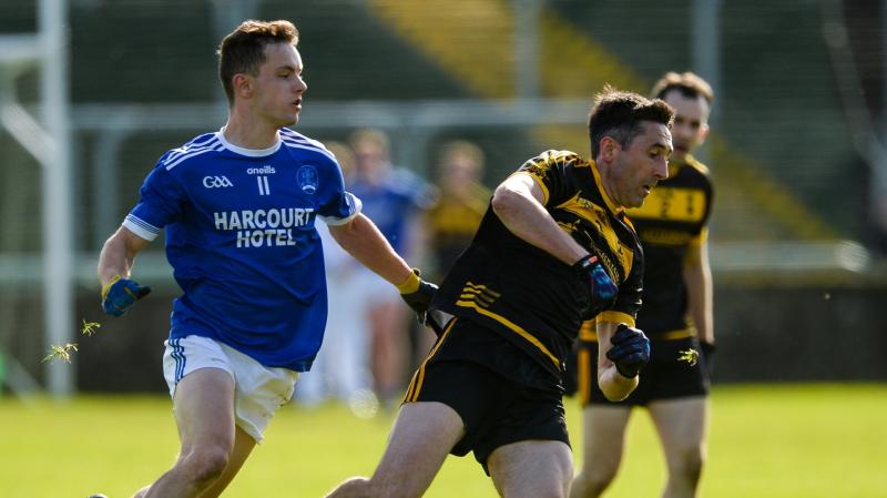 Eoghan McGettigan points the way for Naomh Conaill against Cloughaneely