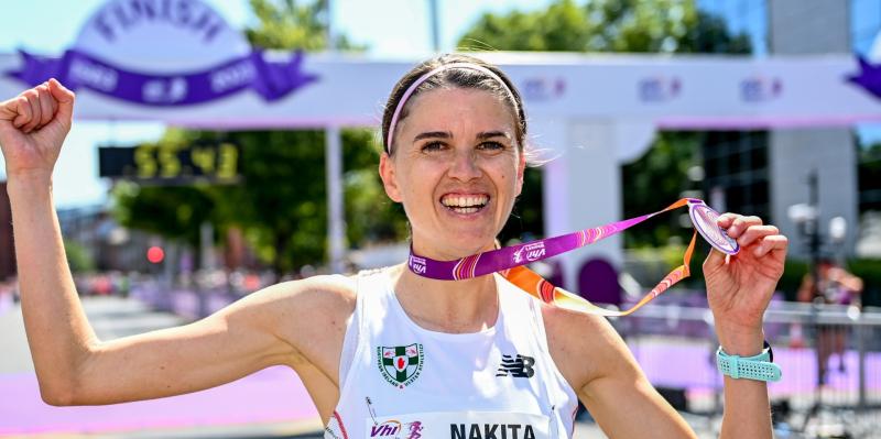 Hitting the goals again: Nakita Burke savours Mini Marathon win