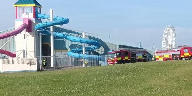 Fire crews tend to fire at Waterworld