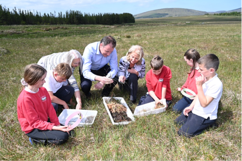 Deepening local connections to peatland habitats through primary schools