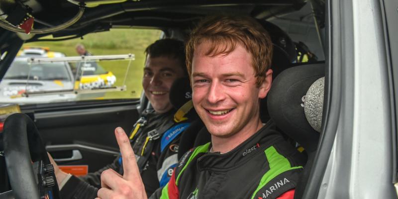 Donegal Rally: Josh Moffett undaunted with number 1 on the door