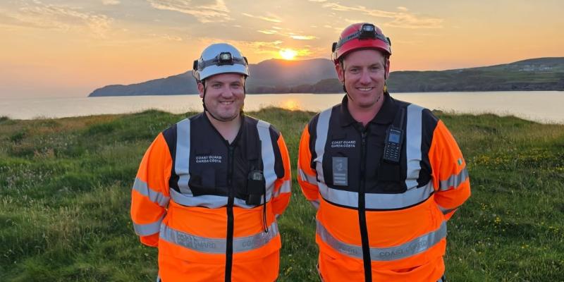 Duo who joined on same day to lead Killybegs Coast Guard unit
