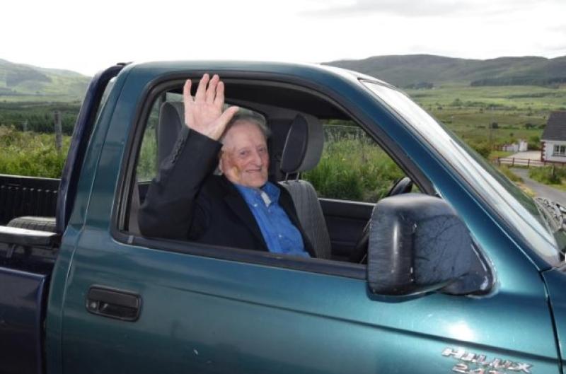 Happy 105th Birthday! Glenties farmer John Hegarty celebrates his big day