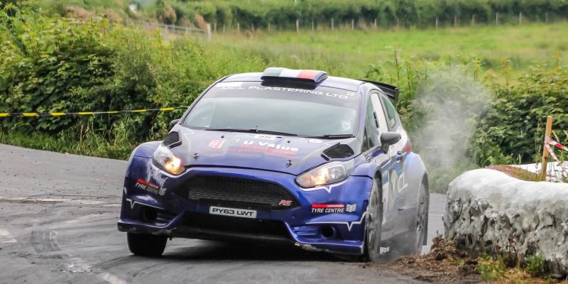 Donegal duo celebrate victory at Loughall Stages Rally