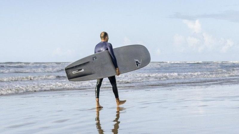 Surfing session for the visually impaired at Rossnowlagh