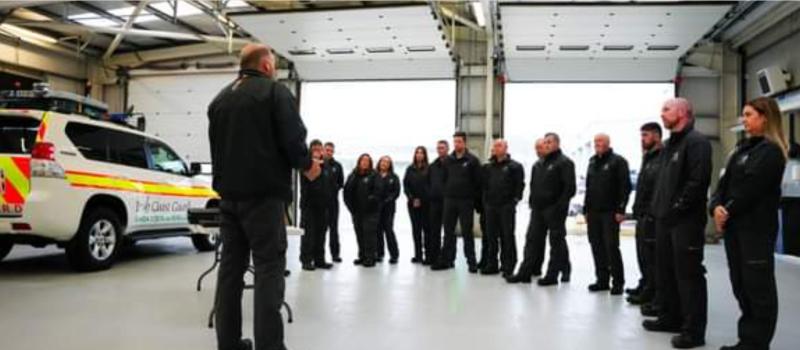 Killybegs Coast Guard members presented with coins to mark anniversary 