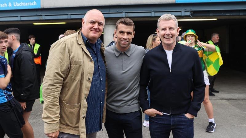 Seamus Coleman helps cheer cousin Dessie Farrell’s Dublin to victory 