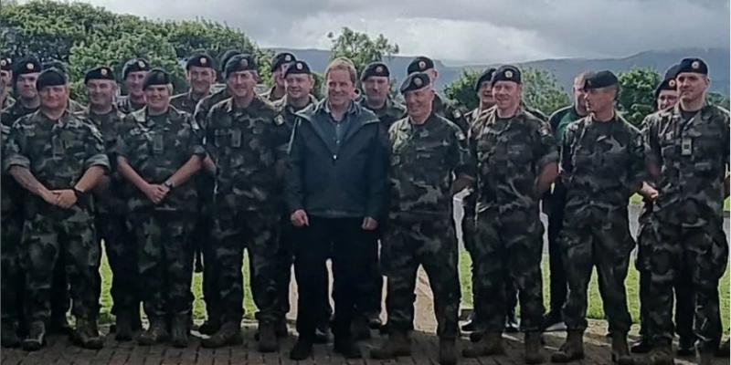 Ardal O'Hanlon at Finner Camp to film part of new TV series