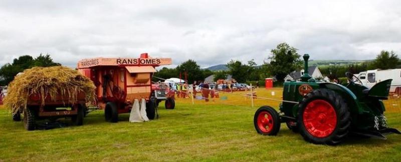 All systems go for today's Finn Valley Vintage Club Tractor Run and Static Show