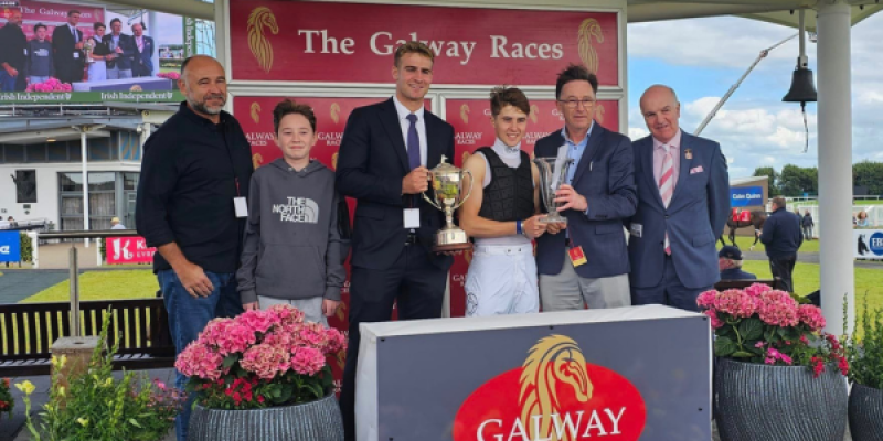 Dylan Browne-McMonagle is top flat jockey at Galway Races