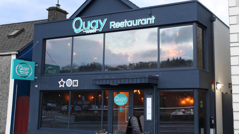 Quay West Restaurant Donegal Town makes 'top 20 seafood venues on the coast' list