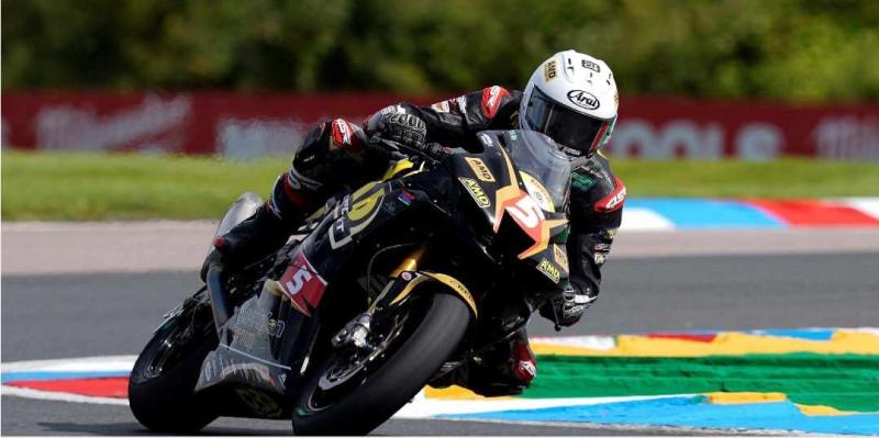 Podium brace at Thruxton maintains Richard Kerr's Superstock Championship challenge