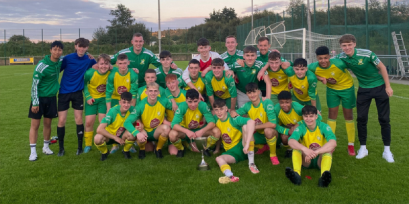 Brennan hat-trick fires Bonagee United to Donegal Youth League title