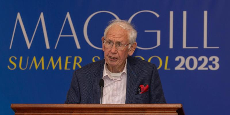 MacGill Summer School honours founding member, Joe Mulholland