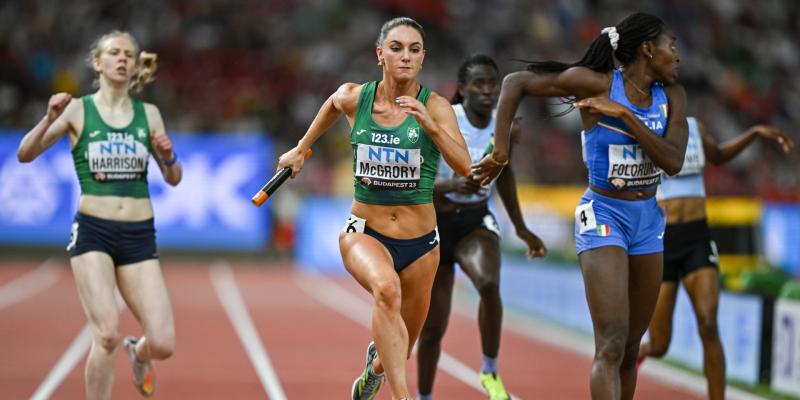 Kelly McGrory helps Irish 4x400m relay team into World Championships final