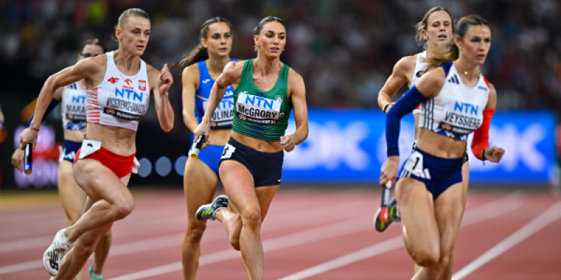 Kelly McGrory and Irish 4x400m relay eighth in the world 