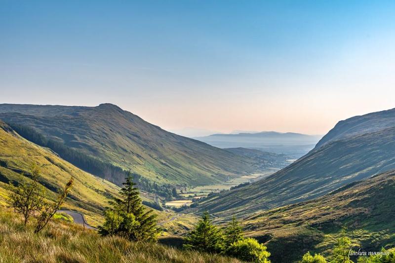 Essential road works  at Glengesh on Wednesday