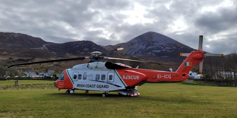 Kayaker rescued after major operation near Owey Island