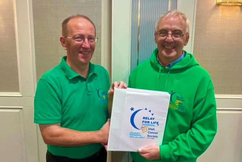 Tribute paid to outgoing Relay For  Life Donegal Chairperson Robert O'Connor