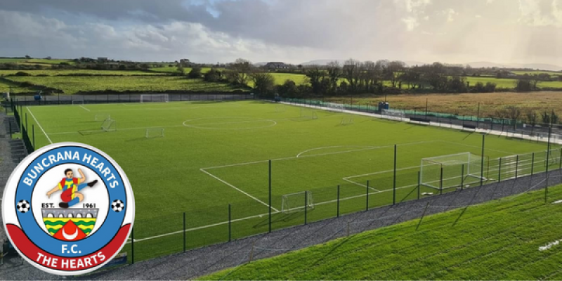 Buncrana Hearts unveil plans for major Castle Park upgrade