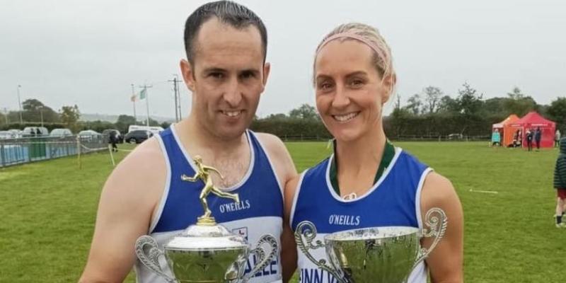 Partners Leoni Cooke and Gerard Gallagher crowned masters champions