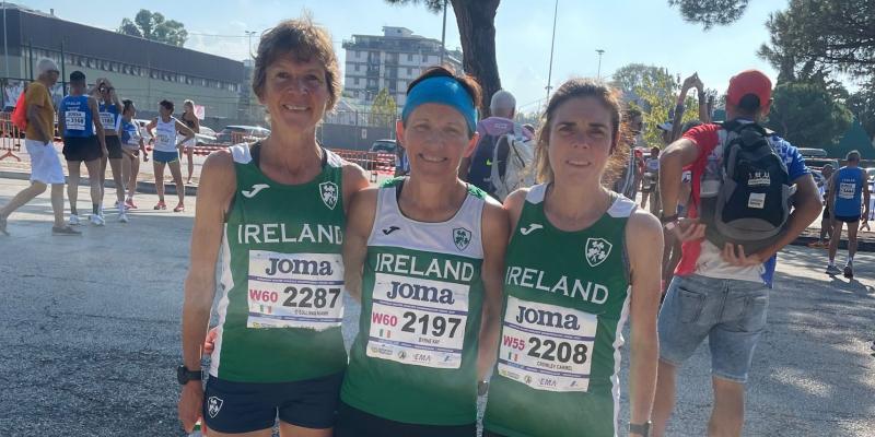 Kay Byrne and Ireland W60 team win second gold at European Masters
