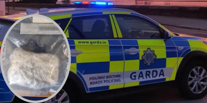 Motorist nabbed after driver throws €1,100 cannabis  package out of car
