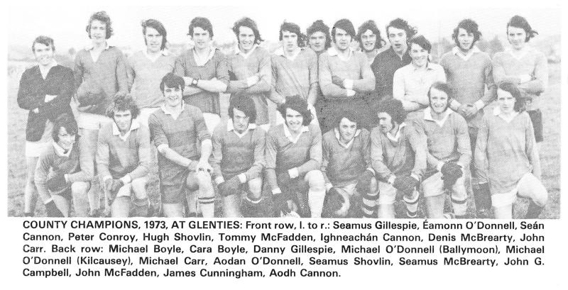 Kilcar to honour three in-a-row U-21 winning teams of 1972, '73 and '74
