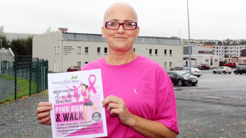 Letterkenny mum Lisa Gallagher urging  people to sign up for cancer care fundraiser