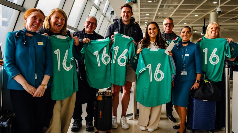National: Irish airline surprises passengers with special gift ahead of Rugby World Cup quarter-final