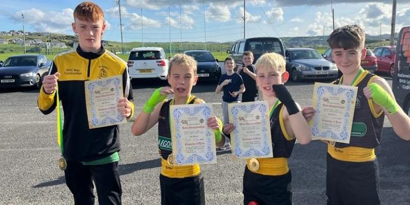 Golden day for St Bridget's, Clonmany boxers at Ulster 9 Counties