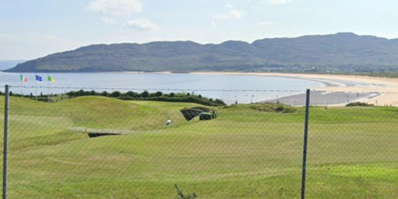 Broken bridge causing danger potential at Portsalon Beach