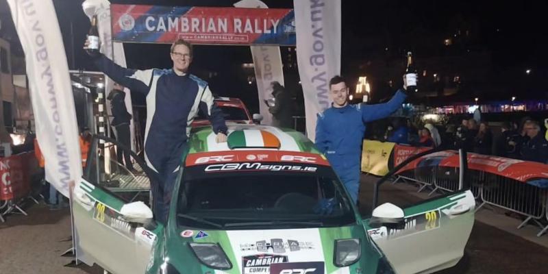 Kyle McBride wins junior class in Wales, but edged to Junior BRC title