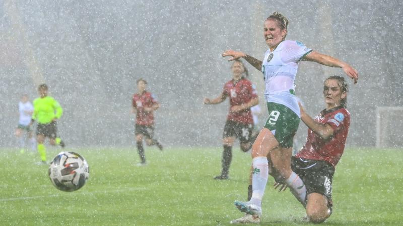 Toland and McLaughlin help Ireland to narrow win in Albania in a 186-minute game