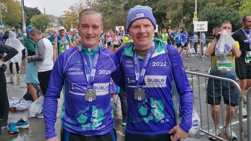 Donegal duo complete Dublin marathon for worthy charity Ability Rocks