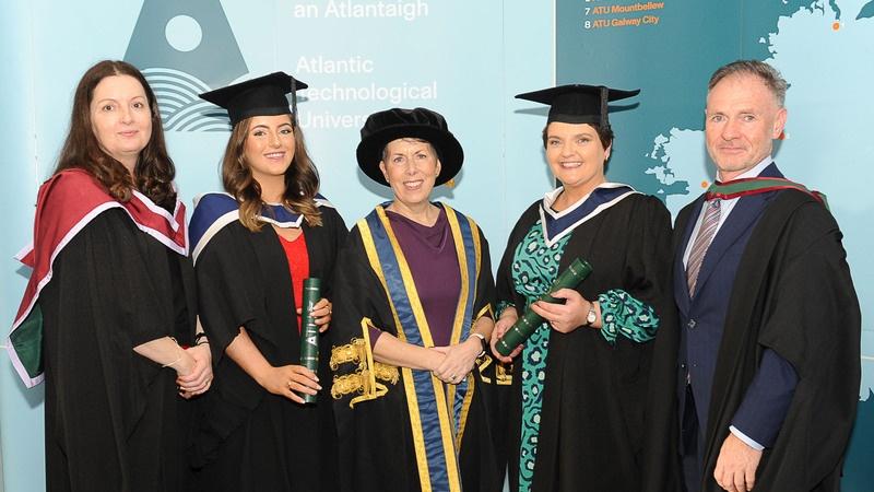 Mother and daughter Noreen and Roisin Maguire graduate together at ATU Donegal