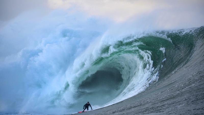 In pictures: Bundoran'w Conor Maguire rides mammoth 40-foot wave in Mullaghmore