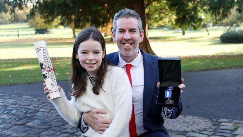 Surfer awarded Certificate of Bravery for rescue at Tullan Strand
