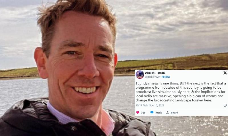 National: Former RTÉ broadcaster concerned about Ryan Tubridy's return to Irish radio